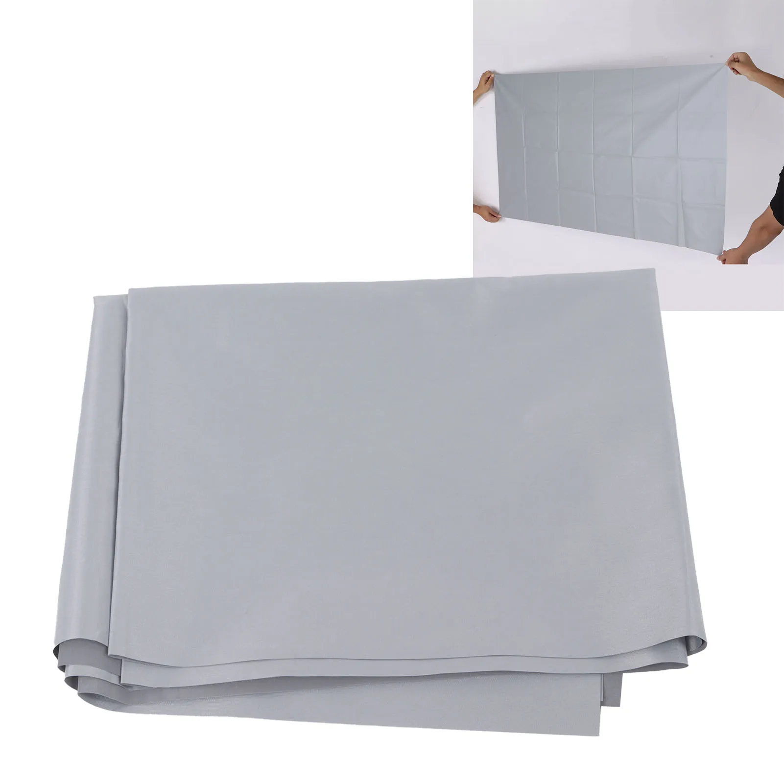 Projector Screen High Definition 4K AntiLight Foldable Portable Movies Screen Condenser for Home Party Office Classroom