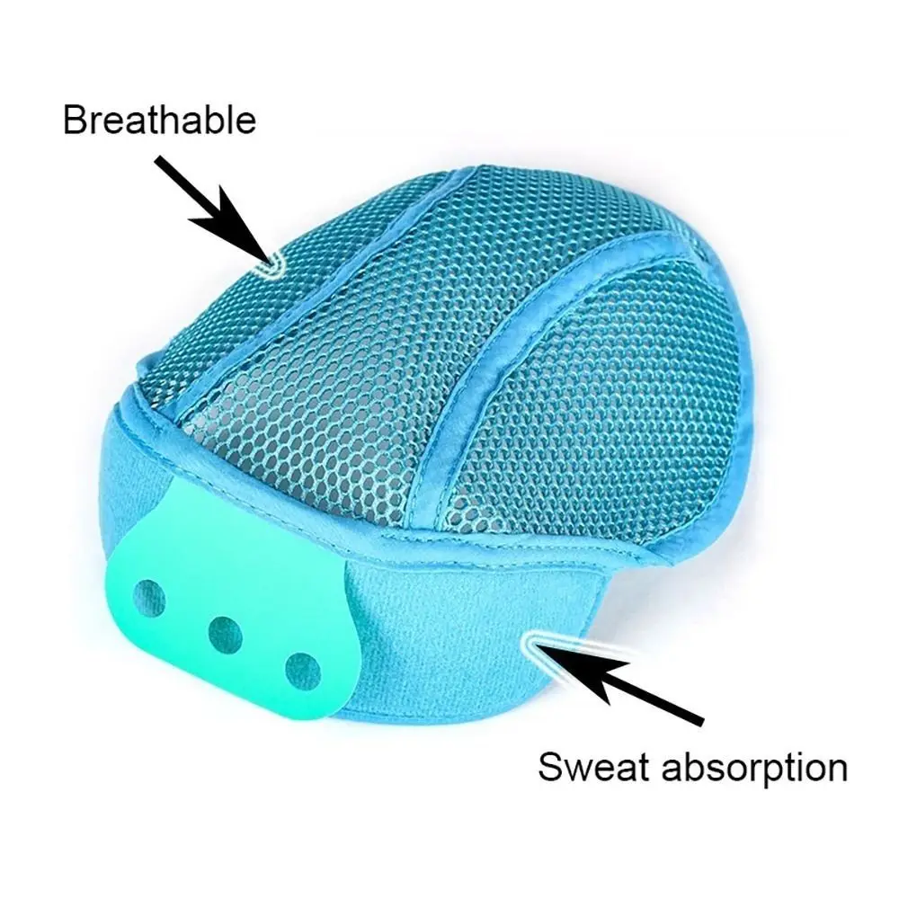 Blue Helmet Hard Hat Liner Sweat Band Breathable Mesh Insert Liner Cooling Pad Sweat-absorbing Air Mesh Pad Adult