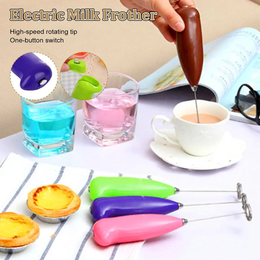 Electric Wireless Hand-Held Egg Beater Milk Frother Mixer Power  Pinkelectric Hand Mixer Wireless Whisk Portable Handheld Electric Mixer  Milk Frother 