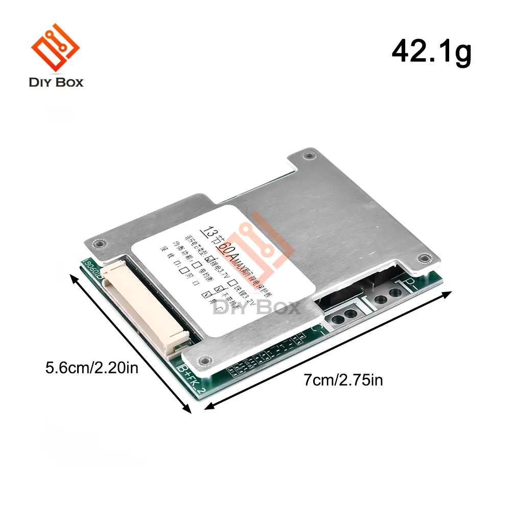 Bms-lithium Battery Protection Board 13s 48v 60a Li-ion Cell Battery Pcb Circuit Charging Board para Veículos Elétricos - Image 4