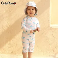 Girl boy swimsuit Set Sunscreen Zipper Baby swimwear for Kids Girls full sleeve Child bathing suit may infant girl Surfing suit 4