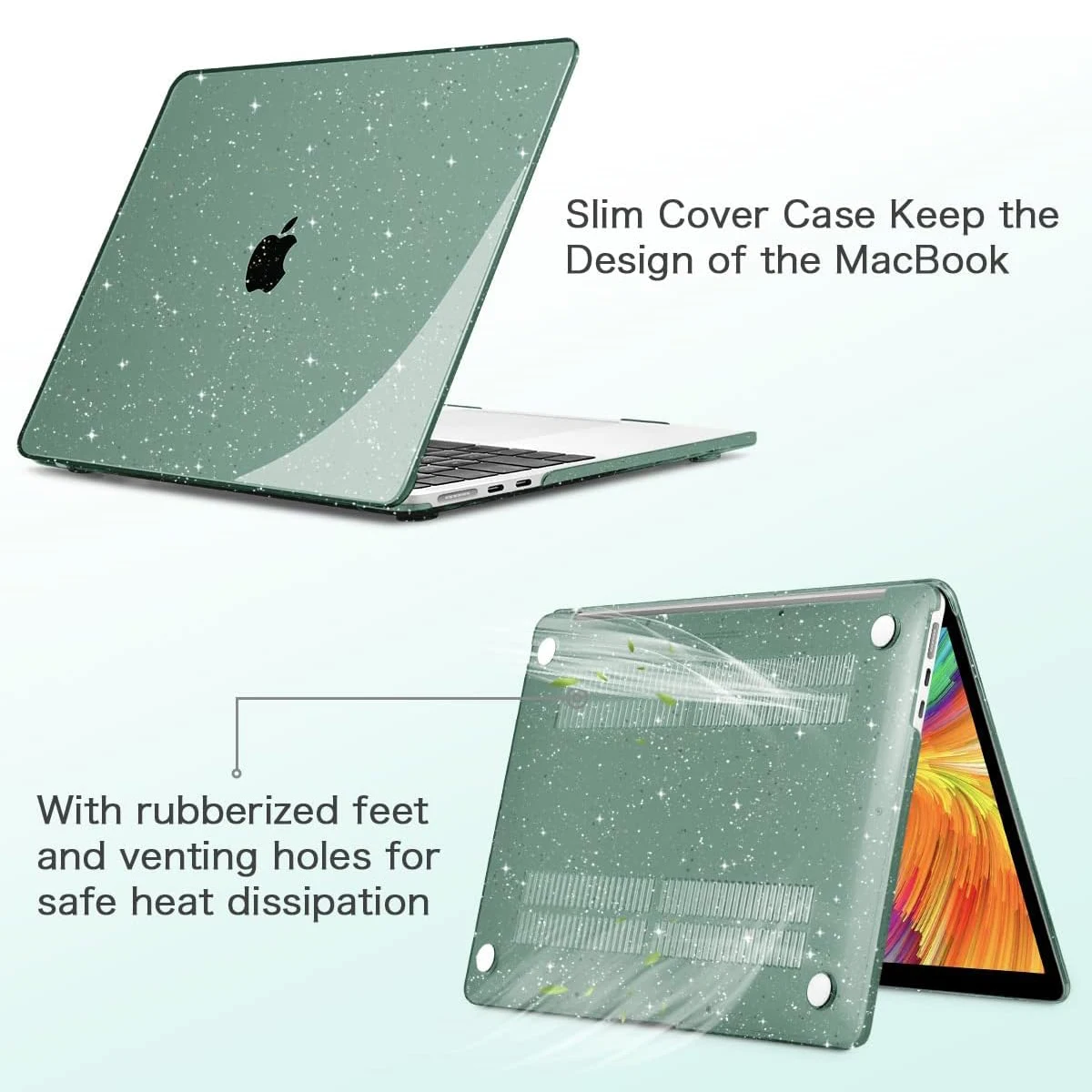 EGYAL for Macbook Air 15 M2 Case for Air 2022 Pro 13 inch