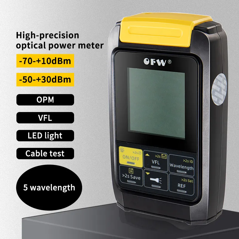 

Mini 4 in 1 Optical Power Meter Visual Fault Locator 5/20/30km VFL Multifunction Optical Fiber Tester Network Test FTTH
