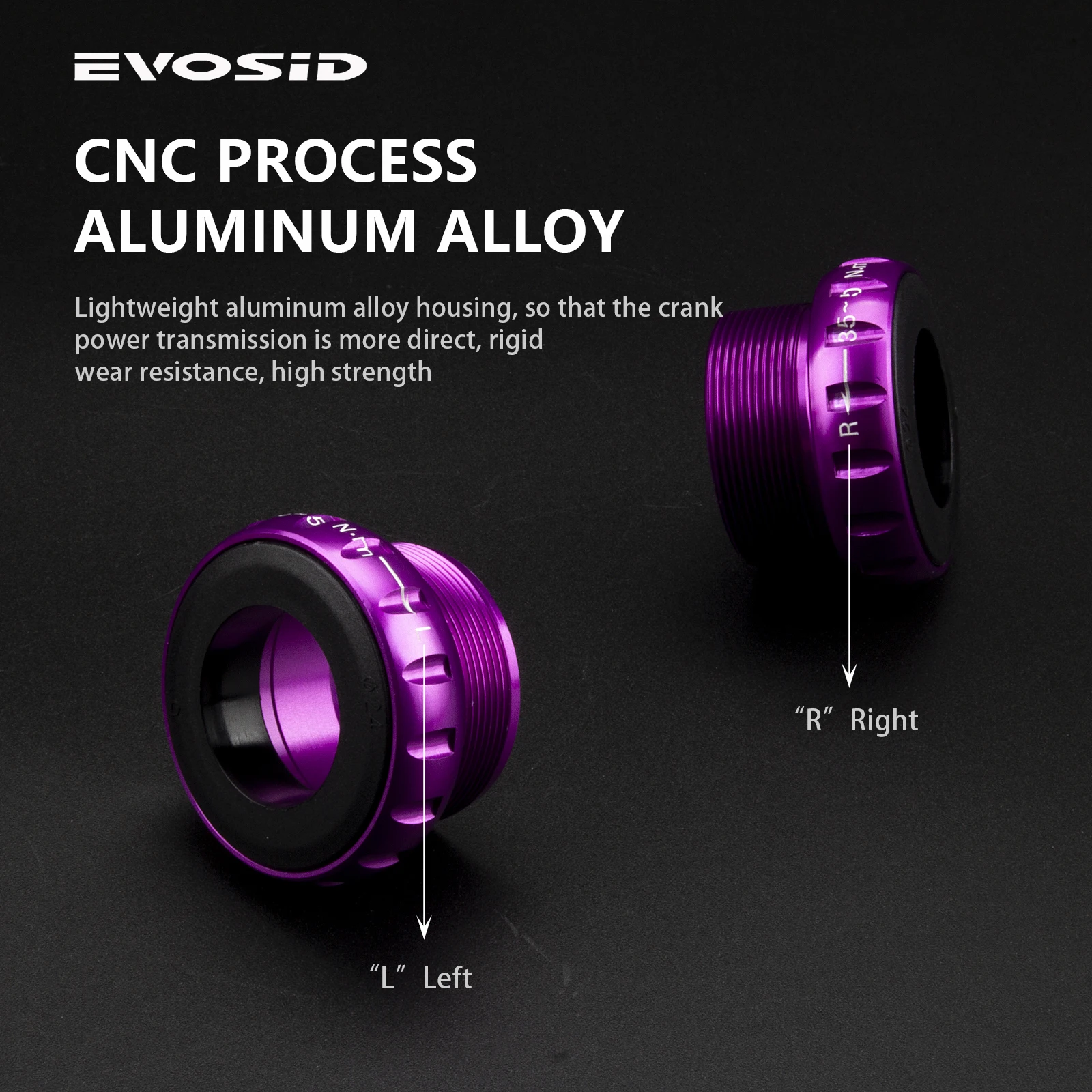 EVOSID MTB Bike Bottom Bracket Road Bicycle BSA Sealed Peilin Central Axis 68-73 Hollowtech Central Movement BB Bike Accessories bicycle bottom bracket