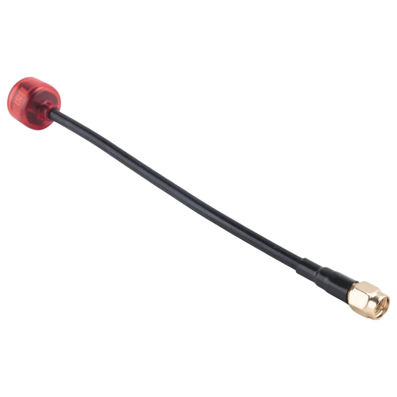 Vue en gros plan de l'antenne RHCP 160mm, idéale pour vol FPV longue distance