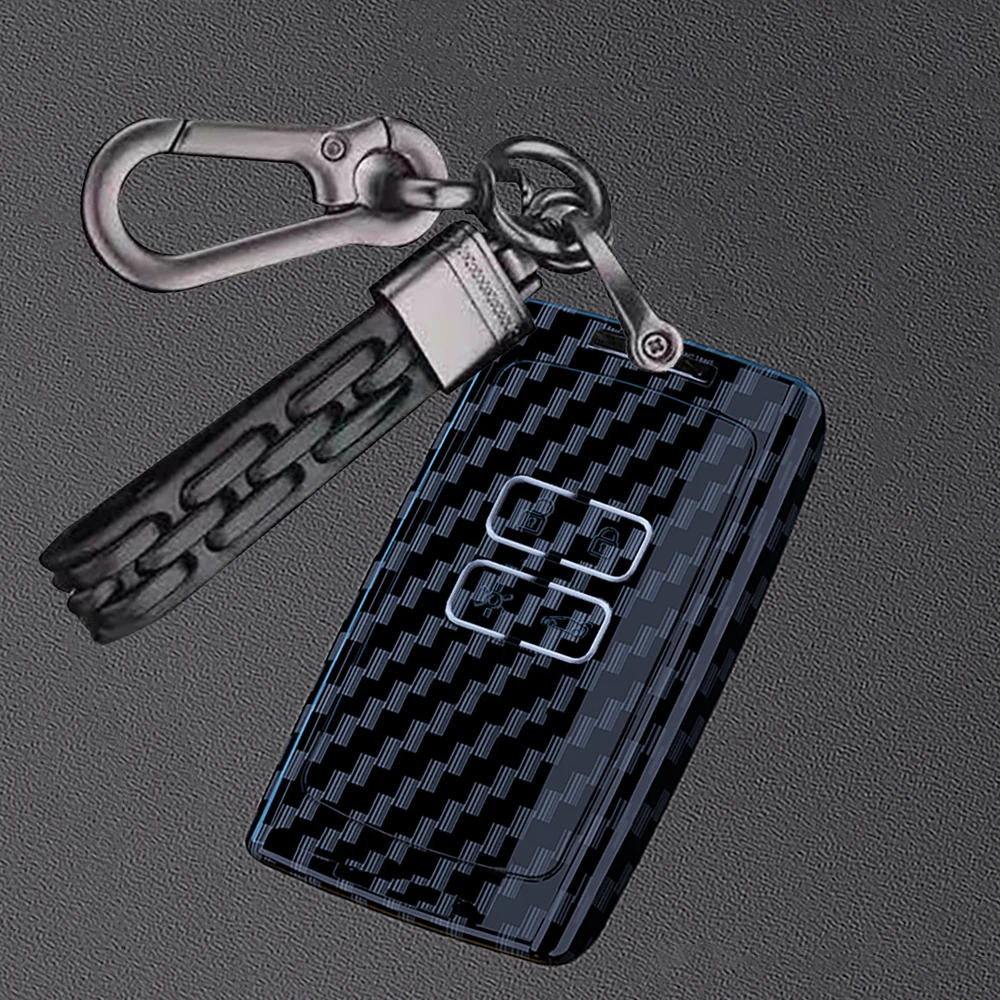 

Fashion Carbon Car Key Case Cover For Renault Duster Captur Clio Logan Megane 1 2 3 Koleos Scenic Nema Fluence Zoe Accessory