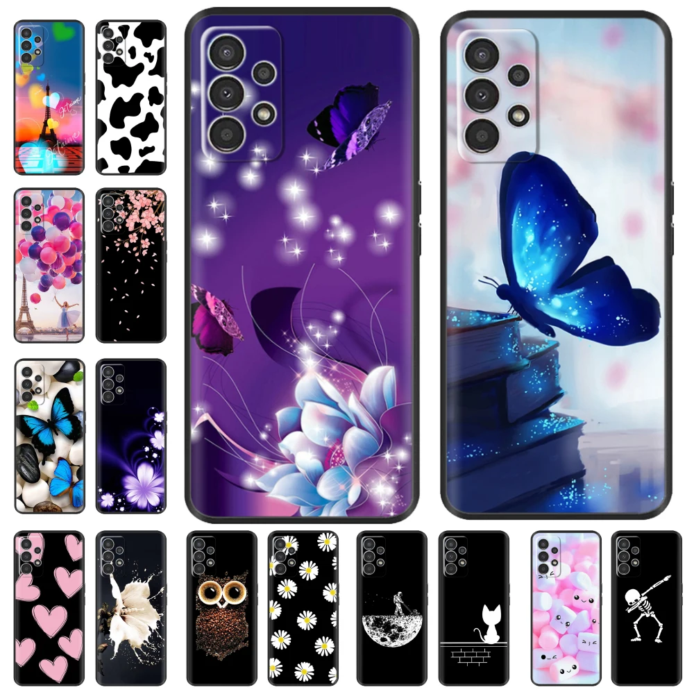 Black Shockproof Silicone Phone Case - Soft Protective Back Cover