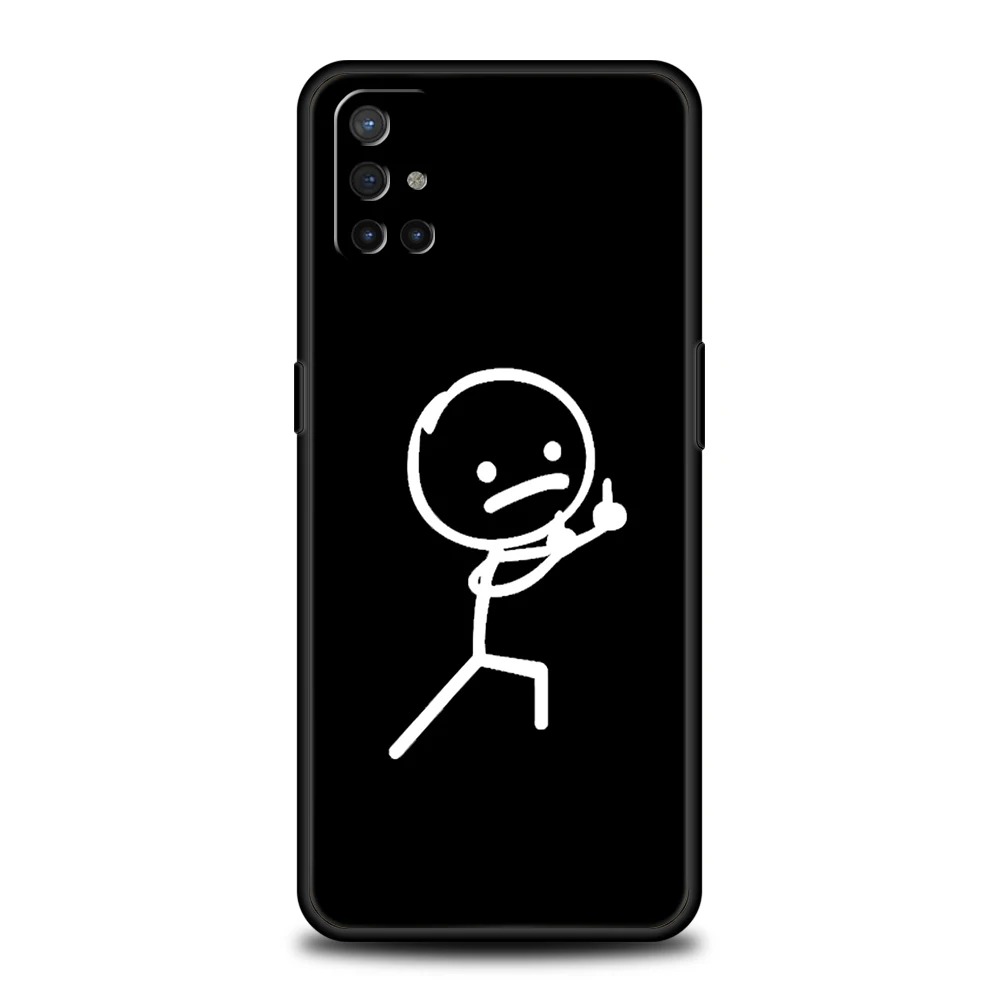 Cartoon Matchman Silicone Phone Case Cover