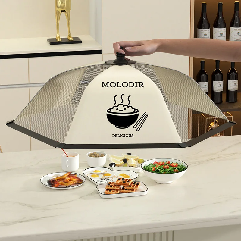 Foldable Dining Table Mesh Cover Food Covers Home Food Anti Fly Mosquito Tent Umbrella Picnic Protect Net Kitchen Accessories food cover kitchen utensils table cover kitchen supplies