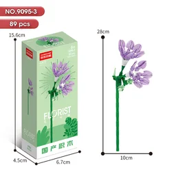 Charming Floral Building Block Set - Exquisite Creative Festival Toy Gifts (9095-3)