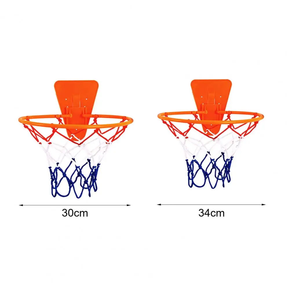 30/34cm Indoor Basketball Hoop Over The Door Mini Basketball Hoop Indoor Sports Accessory For Home Kids Bouncing Mute Silent