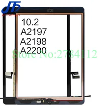 10Pcs Replacement For iPad 7 8 10.2 2019 A2197 A2198 Touch Screen Digitizer panel Assembly display With Adhesive