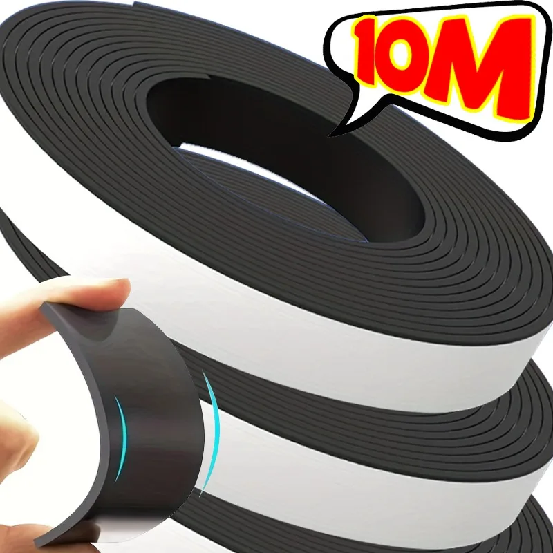 Self-Adhesive Flexible Magnetic Strips