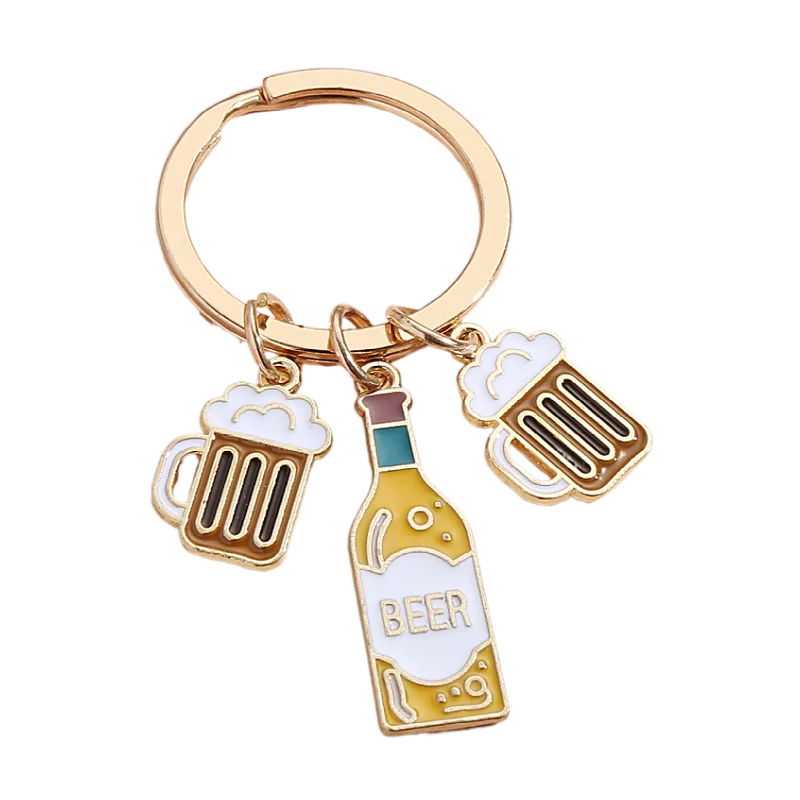 EnamelKeychainBeerMugKeychainKeychainWineKeychainSouvenirs