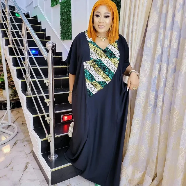 Olabisi Kaftan Sequin Boubou Outfit