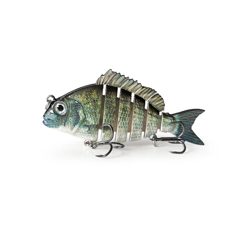 80 mm Angelköder Jointbait Swimbait Köder zum Angeln Hechtköder Angelgerät Predator Angelhaken Schwimmender Köder Sinkend – Detail 9