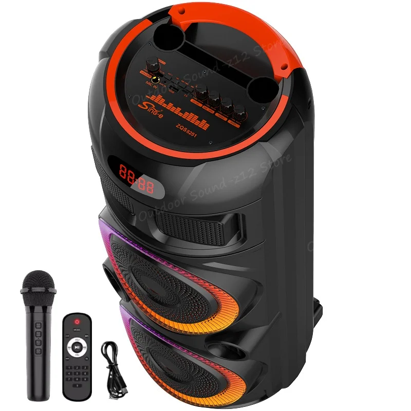 スピーカー・ウーファー Party Speaker Square Box スクエアダンスオーディオ屋外20インチサブウーファー大型