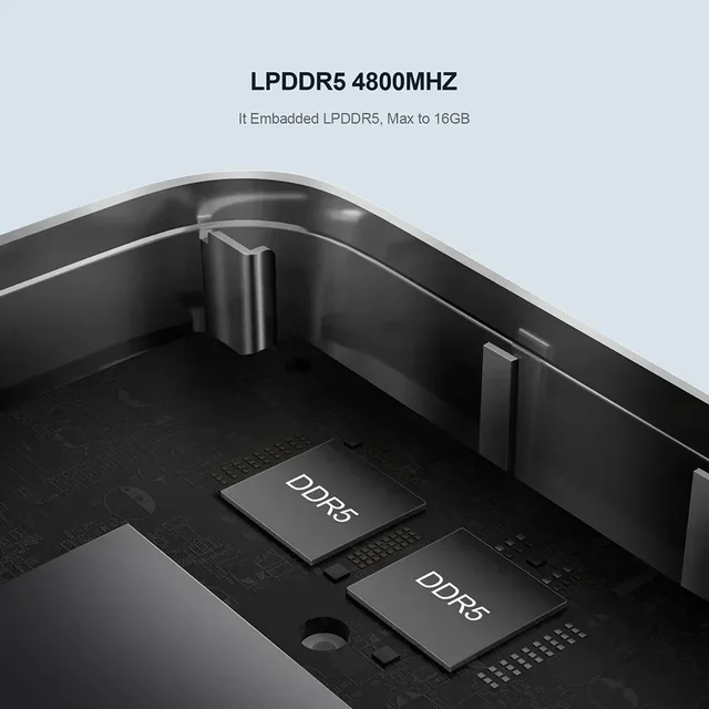 엔터프라이즈급 성능을 경험하세요: 인텔 셀러론 샤트리 T8 플러스 미니 PC로