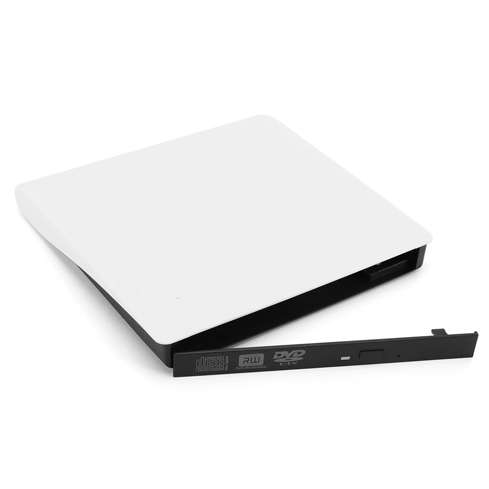 【Exclusive Discount】 DVD CD-ROM RW Optical Drives USB 3.0 SATA External Enclosure for Laptop Computer.