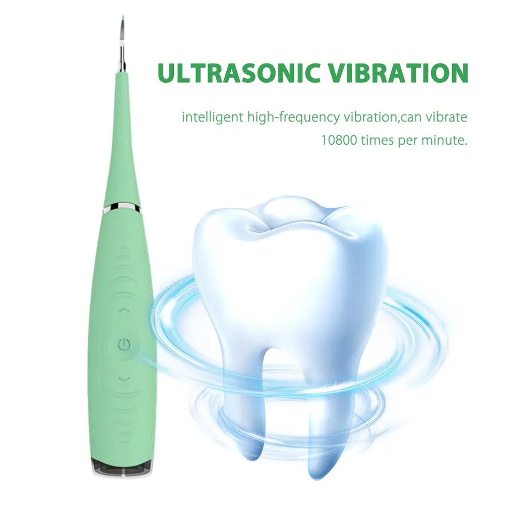 Electric Ultrasonic  Scaler Tooth Calculus Remover Cleaner Tooth Stains Tartar Whiten Teeth Tool