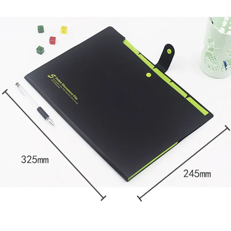Plastic File Folders Package A4 Multi-layer Folder Business Multi-function Storage Document PP Bag Expanding Office Accessories