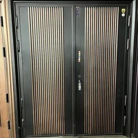 Iron Gate, Villa Garden Entrance, Stainless Steel Double Door, Customized Size, Wear-resistant, Rust Proof and Waterproof 2