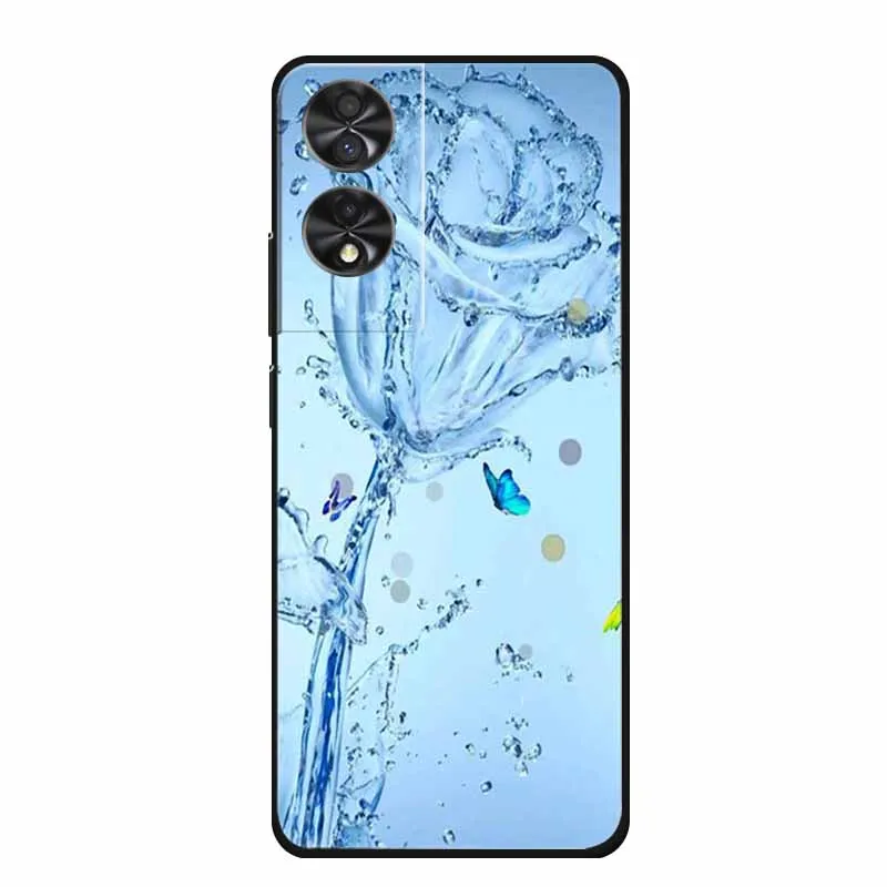 Animal Cartoon TPU Soft Silicone Phone Case Cover with Wolf Design