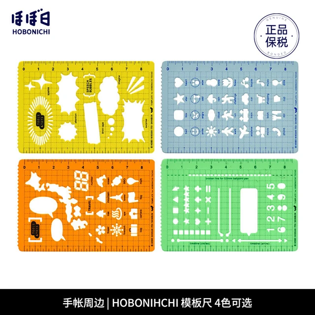 Hobonichi Techo Accessories Hobonichi Stencil, The Stencil Is Made