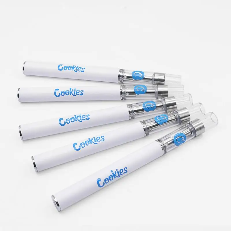 Sa39993d0d7374458b26283b51c6ce416u-50st hel keramik Upplml cookies 320mah batteri vape penna uppladdningsbara cigarettstartsatser med patroner tjockolja vaporizer 50 stücke Voll keramik 0,8 ml Kekse 320mAh Batterie Vape Pen wiederauf ladbare Zigaretten-Starter-Kits mit Patronen dicken Öl verdampfer_Sa39993d0d7374458b26283b51c6ce416u