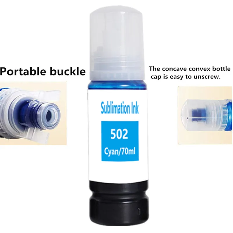 T502 502 Sublimation ink for Epson L3150 ET-2720 ET-2760 2800 ET-4760 ET2400 L3110 L4150 L4160 L4167 L4168 L5190 L6160 printer dye ink kit ink refill kit ink cartridge refill kit