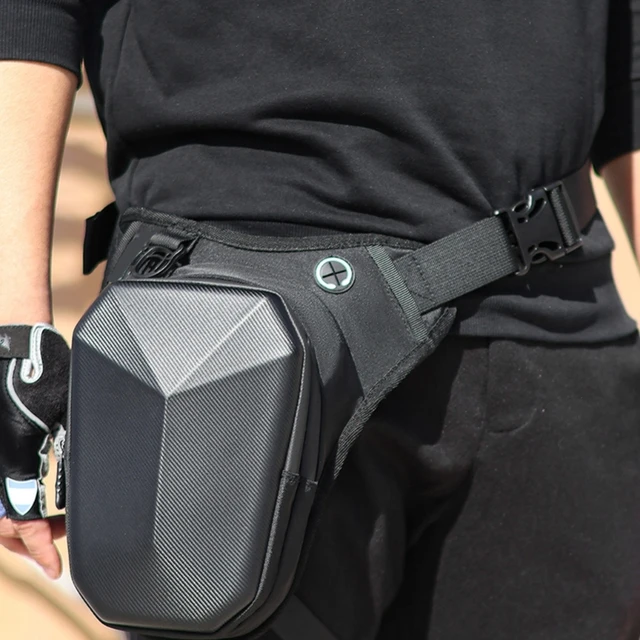 WOSAWE Drop Leg Bag Motorcycle Tactical Hiking Thigh Bag Fanny - Foto 12