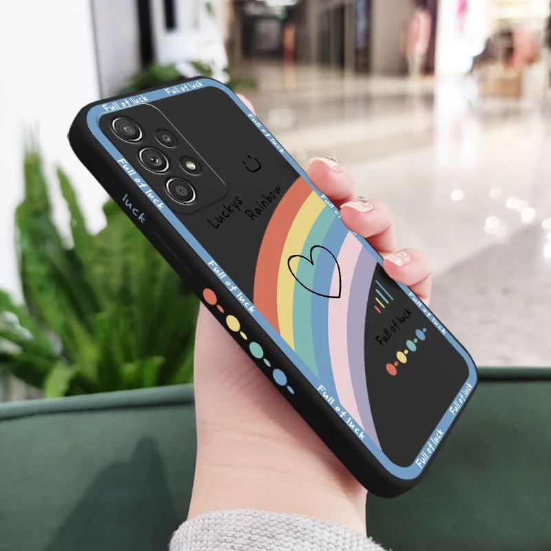 Rainbow Heart Phone Case - Vibrant Protective Design