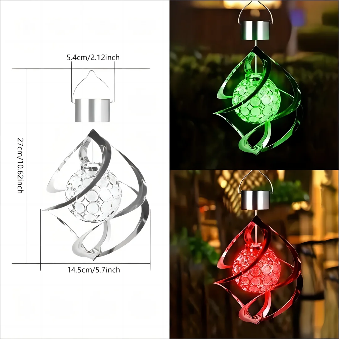 Hanging Solar Swirl Wind-spinner