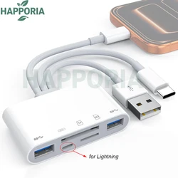 Advanced 5 - in - 1 Universal SD Card Reader and USB Hub with OTG Adapter (5 - in - 1 Card Reader)
