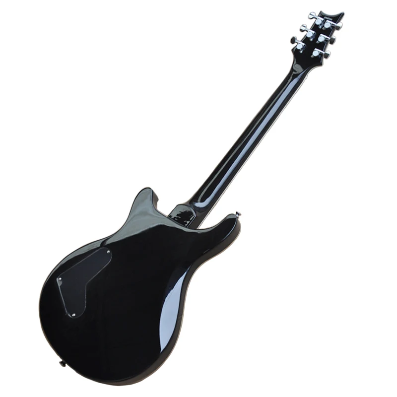 Electric Guitar Amber Pattern Black Double Shake 22 Products High Quality Factory Delivery OTGT-2003