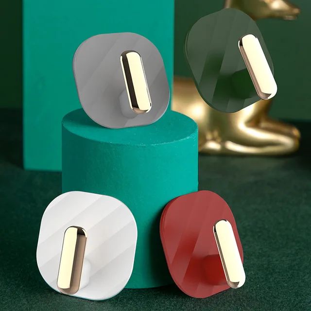 4Dcs Lyukasztás Nélküli Horgos Ajtó Hátsó Akasztó Fürdőszoba Konyhai Kiegészítő Falhook Traceless Ruha Kalap Kulcs Tárolóhorog Otthoni Szervező - Image 5