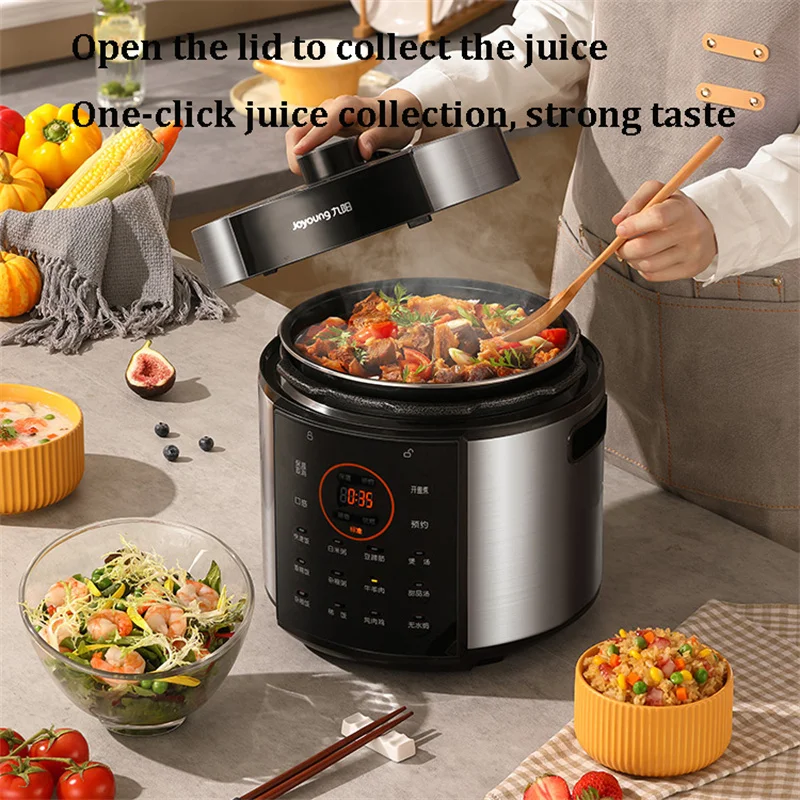 Fully Automatic Intelligence Electric Pressure Cooker 2 Inner Pots Instant Pot Electric Multifunction Pot Slow Cooke Rice Cooker