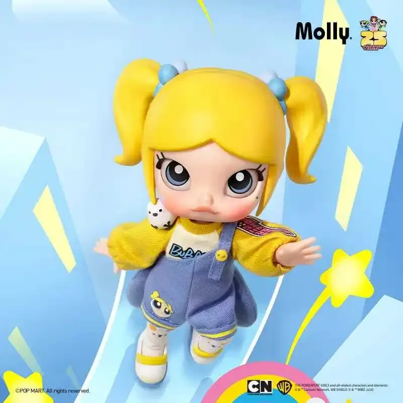 New Molly X Powerpuff Girls Blind Box Toys Movable Joint Bjd