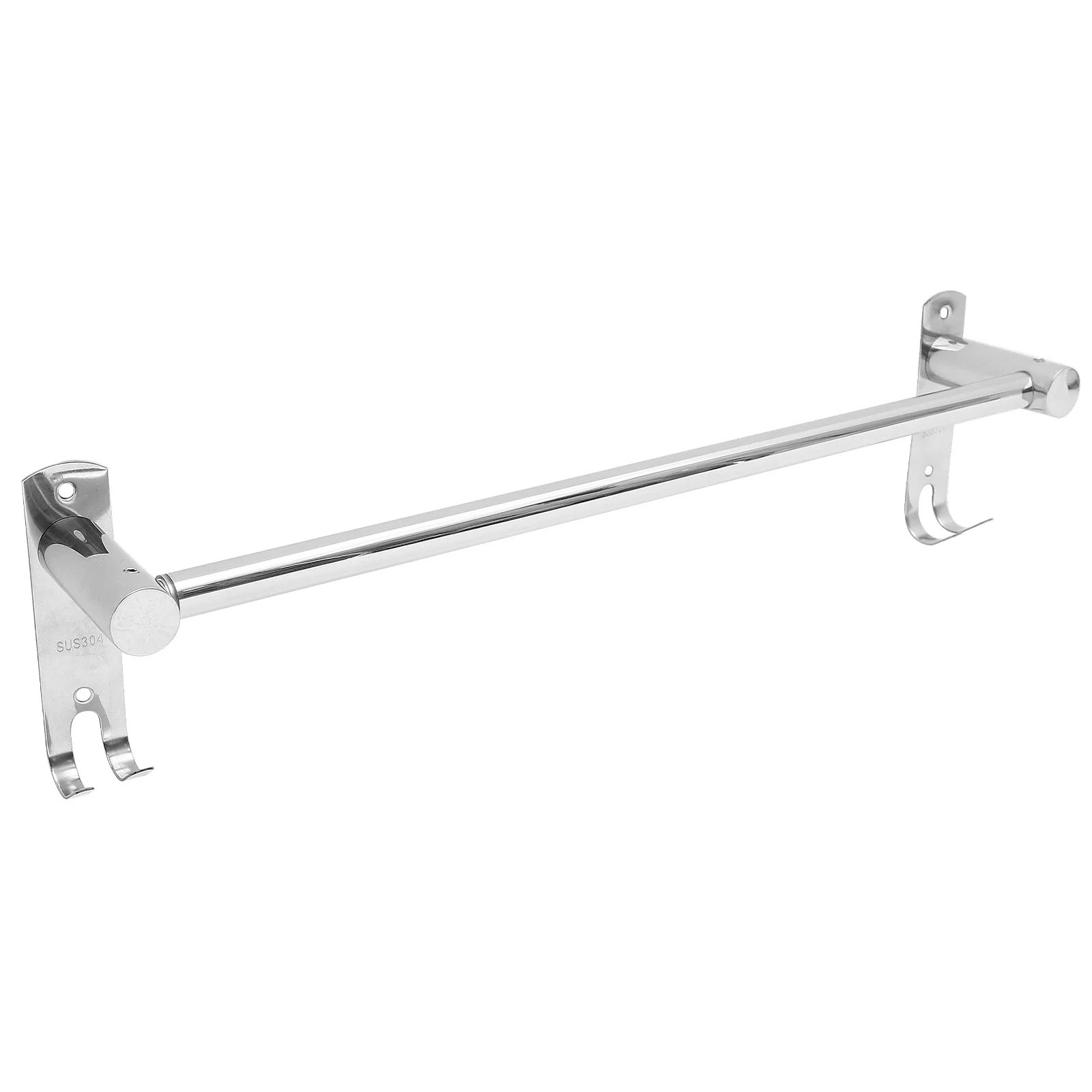 

Bathroom Shelf Kitchen Towel Rack Rods for Adjustable Bar Wall-mounted Hand Holder Stainless Steel Pan Rail Hanging