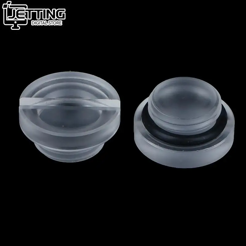 

2pc Frosted G1/4 Water Plug Matte Acrylic Water Stop Lock Seal Button Hand Twisting Water Cooling Fitting MOD Torque Transparent