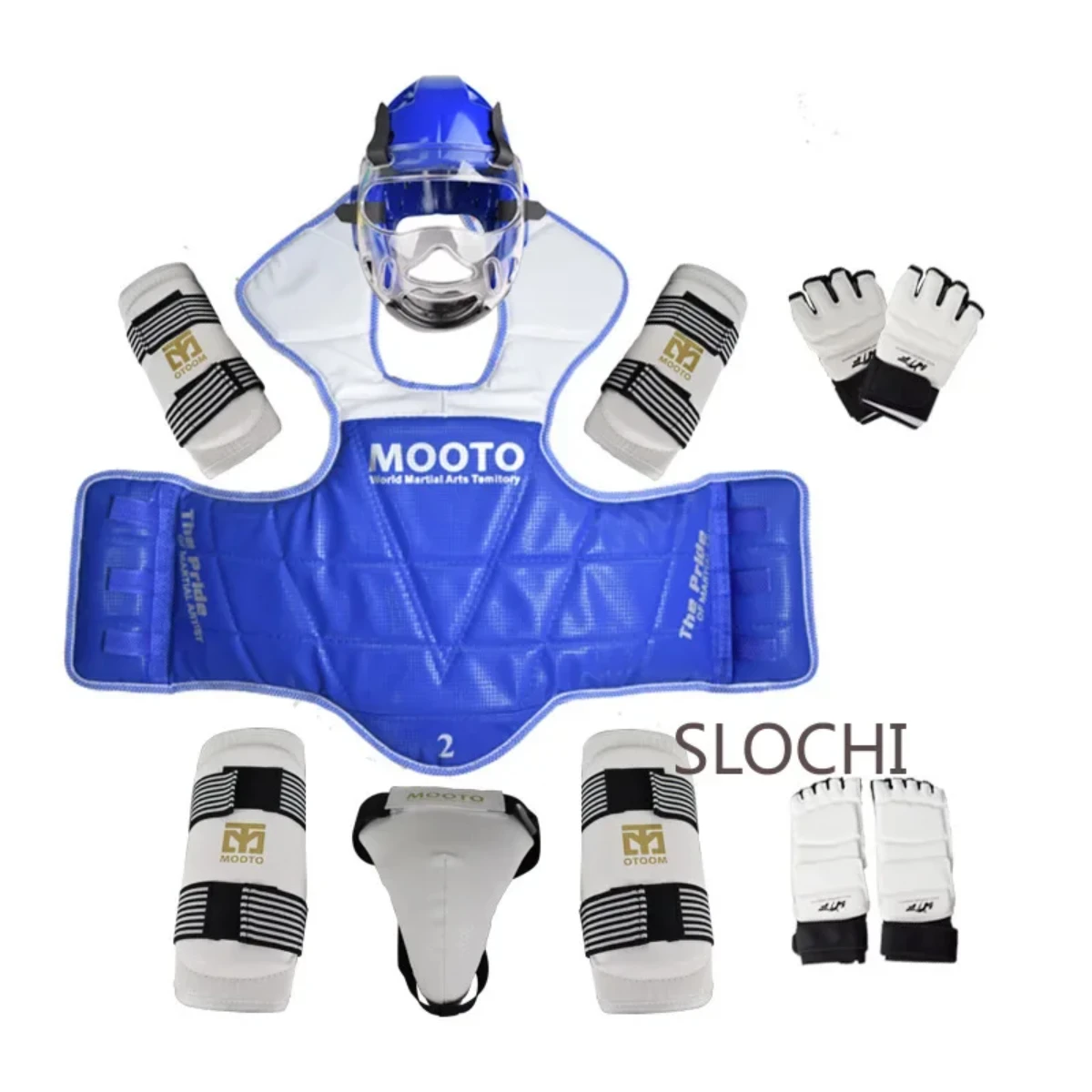 Thicken Competition Martial Arts Combat Protective Children's Boxing Taekwondo Protective Gear Actual Combat Equipment Full Set