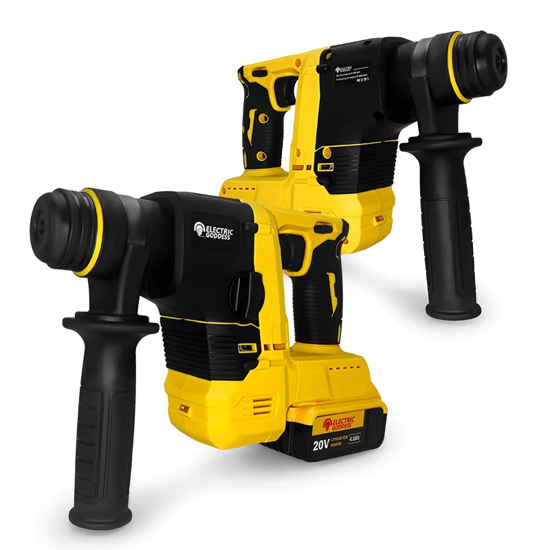 Electric Goddess Brushless Electric Breaker Hammer Drill Cordless Rechargeabl Multifunctionale Power Tool For Dewalt  Battery ﻿ 5