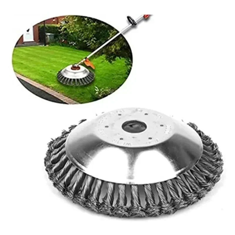 150mm Steel Wire Wheel Grass Trimmer Head For Lawn Mower
