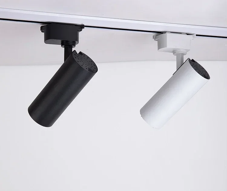 주방 상점용 LED 트랙 조명, COB 스포트 라이트, 알루미늄 레일 조명, 12W