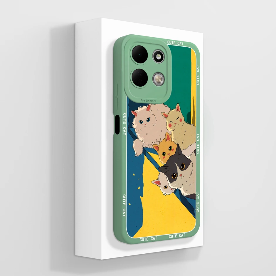 Cartoon Rabbit Girl Anti-Fall Durable Phone Case - Full Protection and Portable Cover