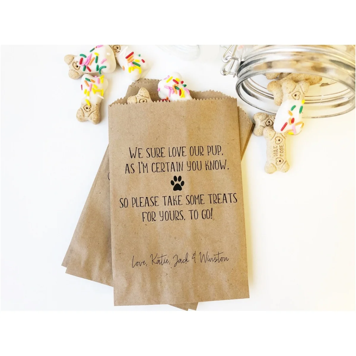 

25 шт., свадебные сумки для собак