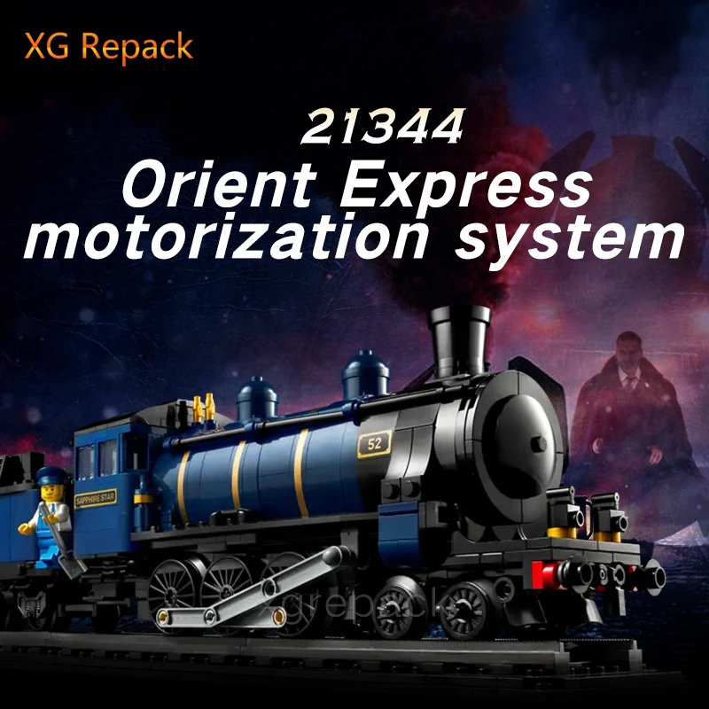 XGREPACK 모터 리모컨, LEGO 21344 Orient Express 모터 시스템 업그레이드 MOC에 적합, 장난감 모델 제외 