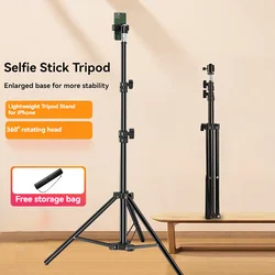 Adjustable Height Mobile Phone Tripod Stand with Multi - Functional Selfie Support (Regular version)