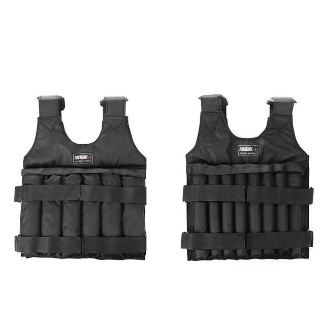Gilet De Musculation Oxford - Tissu Respirant, 50Kg Veste Pondérée Pour Entraînement Fitness