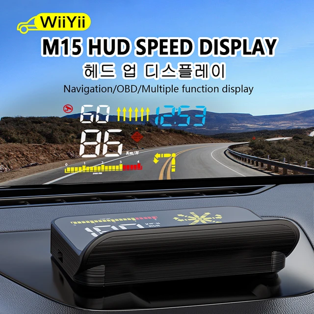 M16 voiture HUD affichage tête haute vitesse GPS compteur vitesse